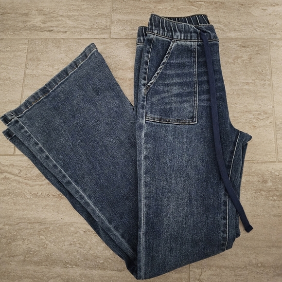 Risen Los Angeles Women's Flare Blue Jeans sz 7/28 - Picture 4 of 7